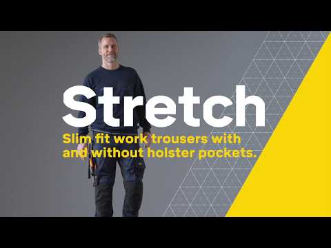 6241 AllroundWork Slim Fit Trousers Holster Pockets Navy
