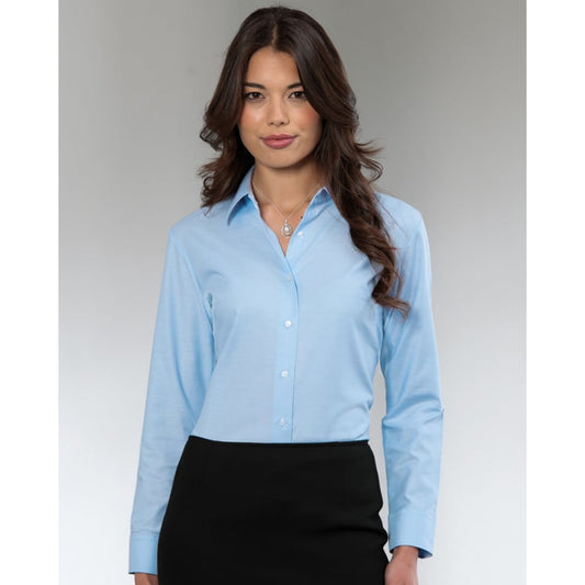 932F Ladies' Long Sleeve Easy Care Oxford Shirt