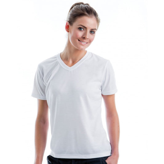 Xpres XP522 Women's Short Sleeve Subli Plus V-Neck T-Shirt