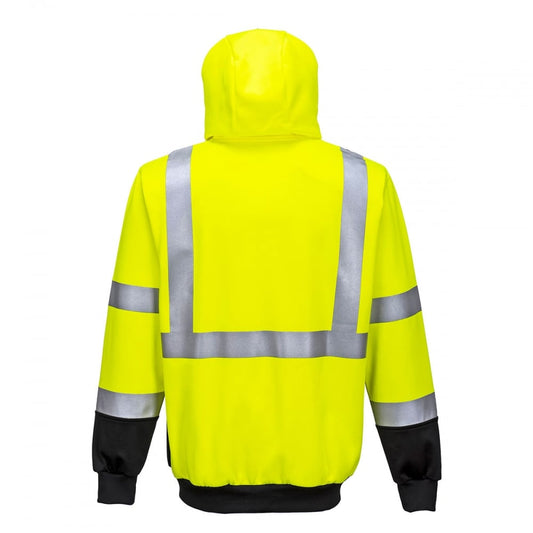 Hi-Vis 2-Tone Zipped Hoodie