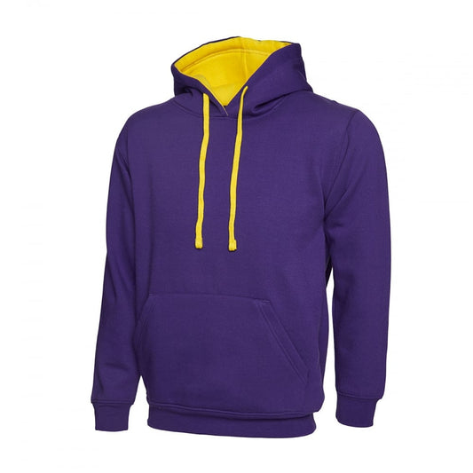 UC507 Contrast Hooded Sweatshirt