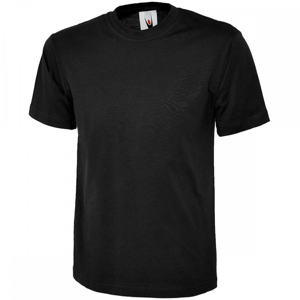 UC306 Childrens Classic T-Shirt Black 9/10 Yrs *One Size Only - Outlet Store*