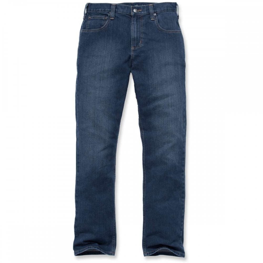 102804 Rugged Flex Relaxed Straight Jean Light Blue Chambray 32" 38" *One Size Only - Outlet Store*