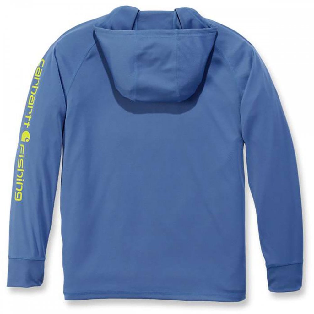 103572 Fishing Hooded T-Shirt Long Sleeve