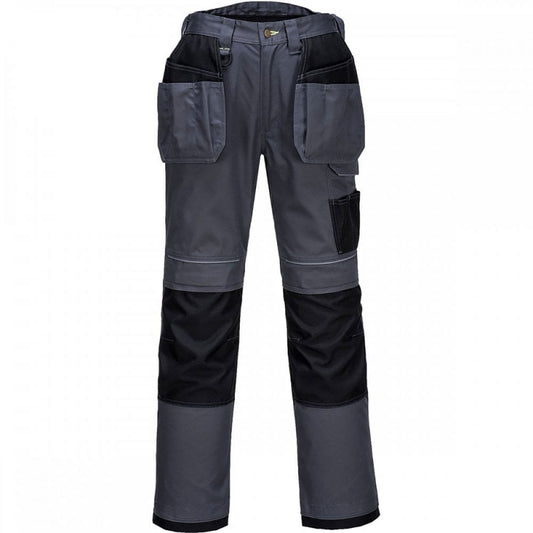 PW3 T602 Holster Work Trousers Grey/Black
