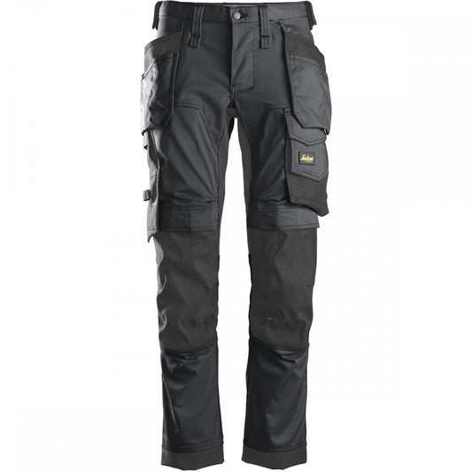 6241 AllroundWork Slim Fit Trousers Holster Pockets Steel Grey