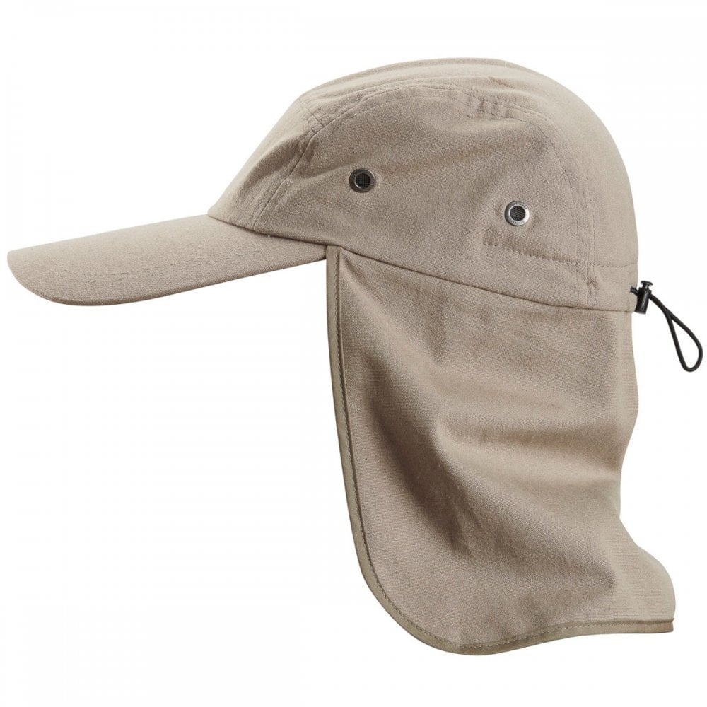 9091 AllroundWork Sunprotection Cap Khaki M *One Size Only - Outlet Store*