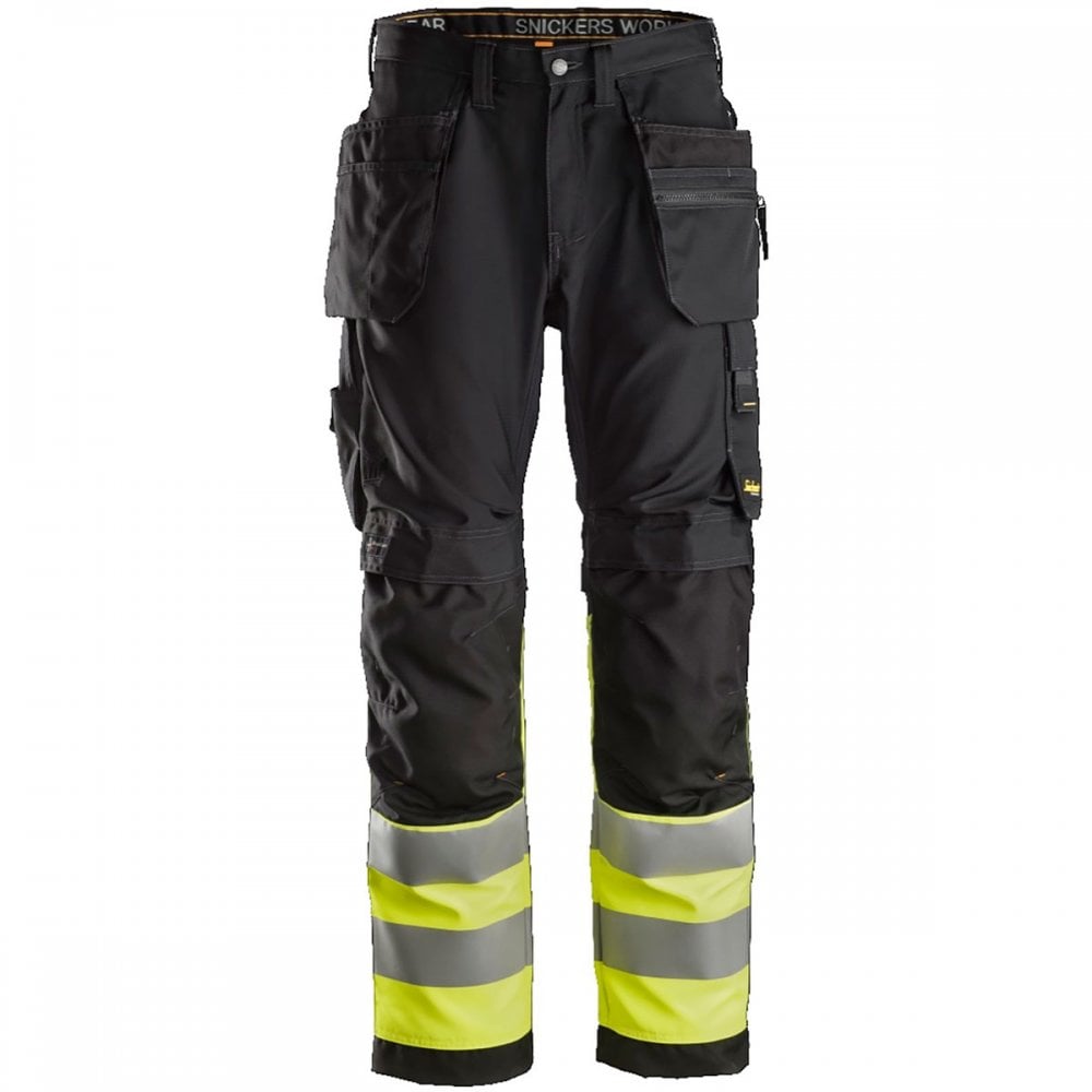 6233 AllroundWork High-Vis Work Trousers+ Holster Pockets Class 1