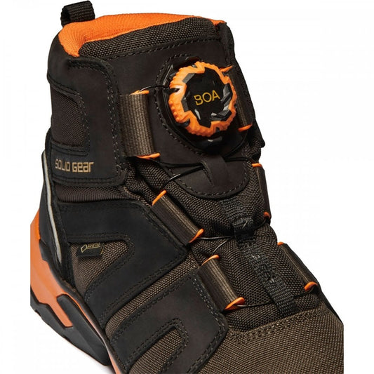 Solid Gear GORE-TEX® Waterproof Insulated SG81002 Tigres GTX AG S3 Mid Safety Boots With BOA® Lace Fit System