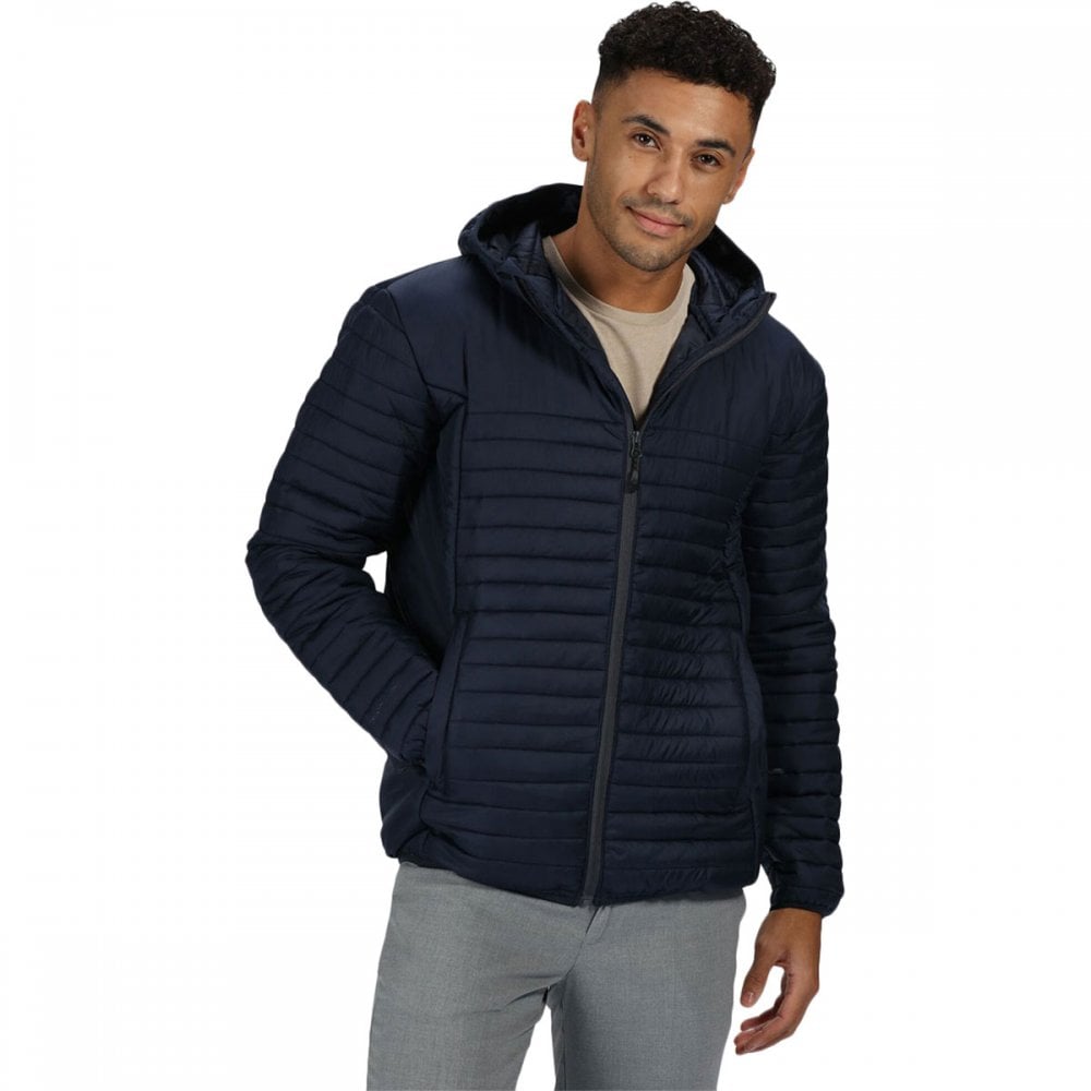 TRA423 Mens Honestly Made 100% Recycled Insulated Hooded Jacket
