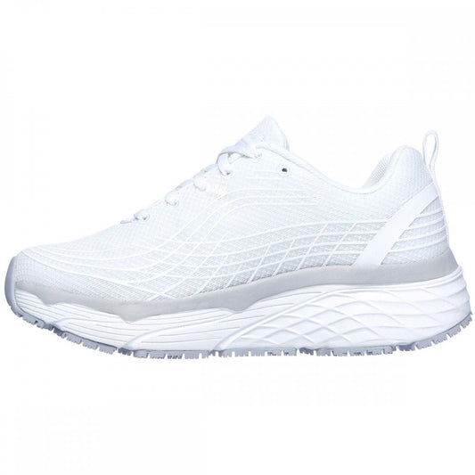 Max Cushioning Womens Elite Slip Resistant Occupational Shoes White