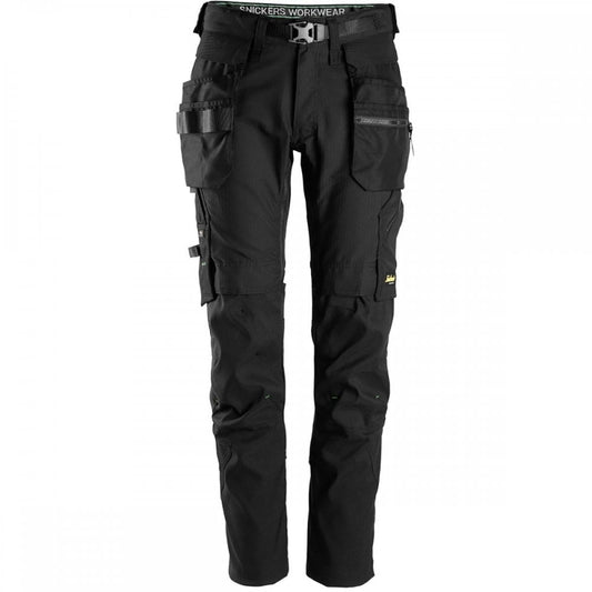6972 4 Way STRETCH FlexiWork Work Trousers+ Kneepad & Detachable Holster Pockets