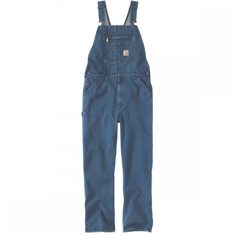 104672 Loose Fit Denim Bib Overall Darkstone 30" 34" *One Size Only - Outlet Store*