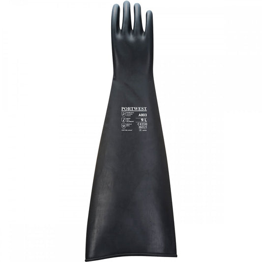 A803 Heavyweight Latex Rubber Gauntlet 600mm