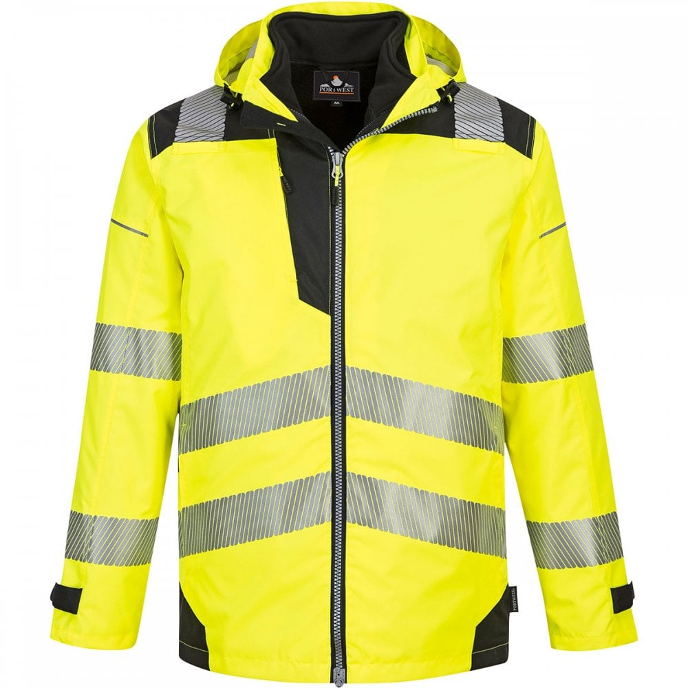 PW365 PW3 Hi-Vis 3-in-1 Jacket Yellow/Black L *One Size Only - Outlet Store*