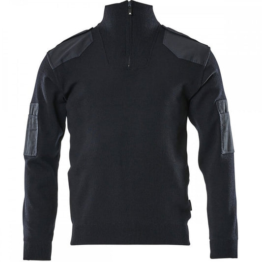 17205 Nanterre Frontline Knitted Jumper With Half Zip