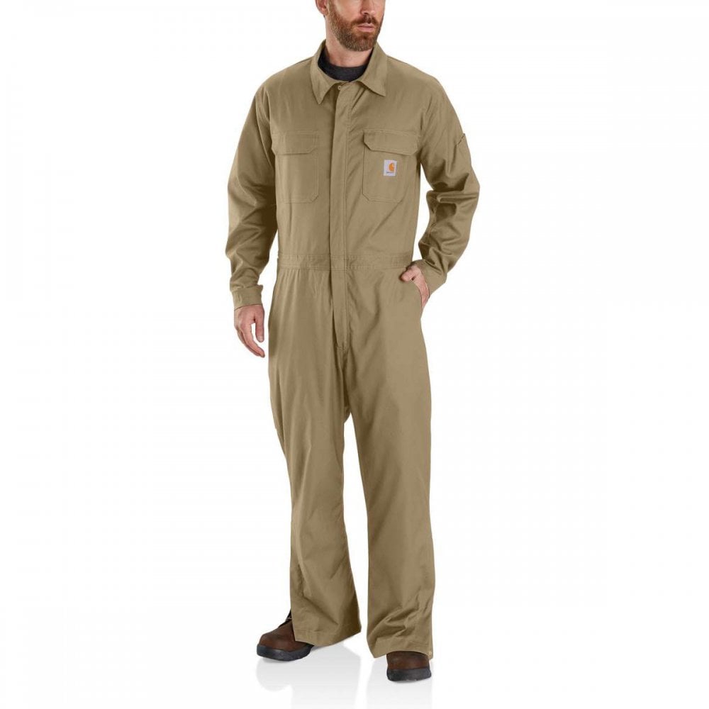 105019 Rugged Flex Canvas Coverall Dark Khaki 33" S *One Size Only - Outlet Store*