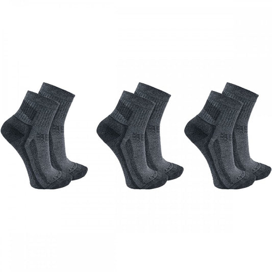 SQ5283M Force Midweight Quarter Sock 3 Pack