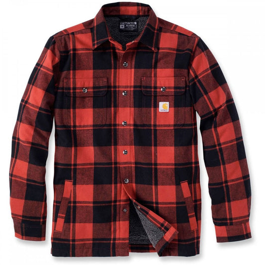 105939 Flannel Sherpa-Lined Shirt Jacket