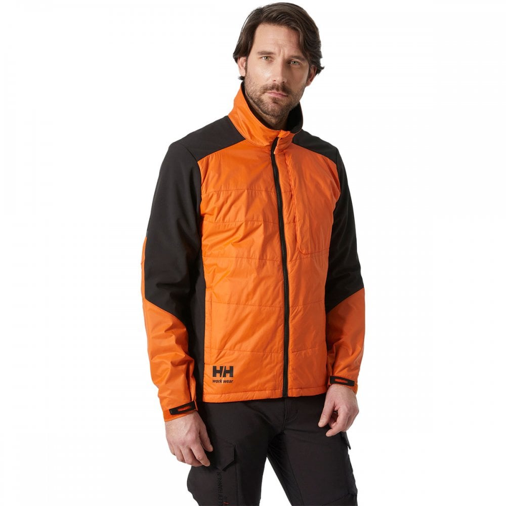 73233 Kensington Insulated Jacket Dark Orange/Black L *One Size Only - Outlet Store*