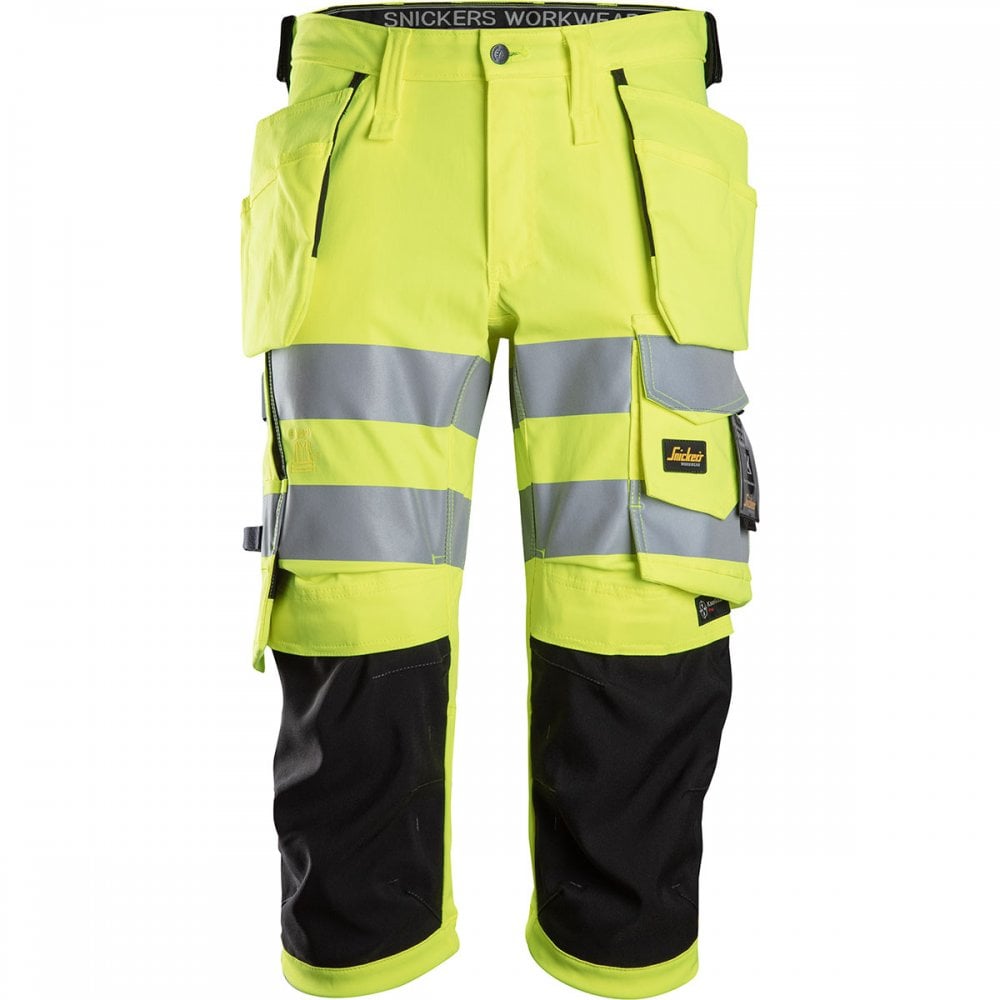 6138 High-Vis Class 1/2 Stretch Pirate Shorts Holster Pockets