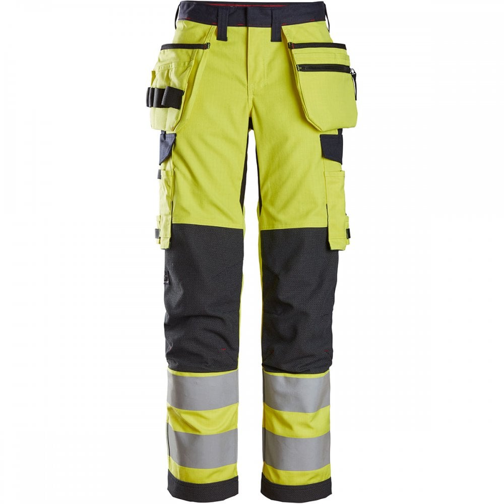 6797 Womens ProtecWork Trousers Holster Pockets High-Vis Class 2