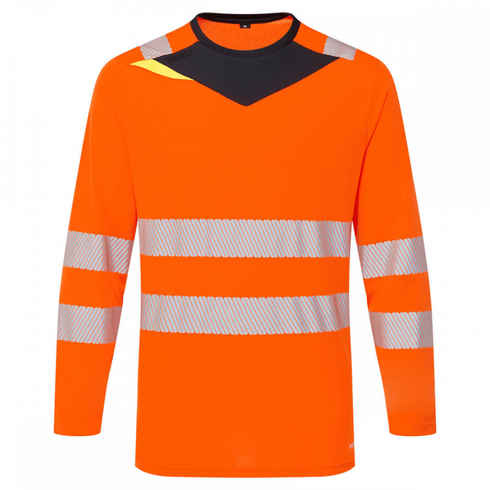 DX416 DX4 Hi-Vis T-Shirt Long Sleeve