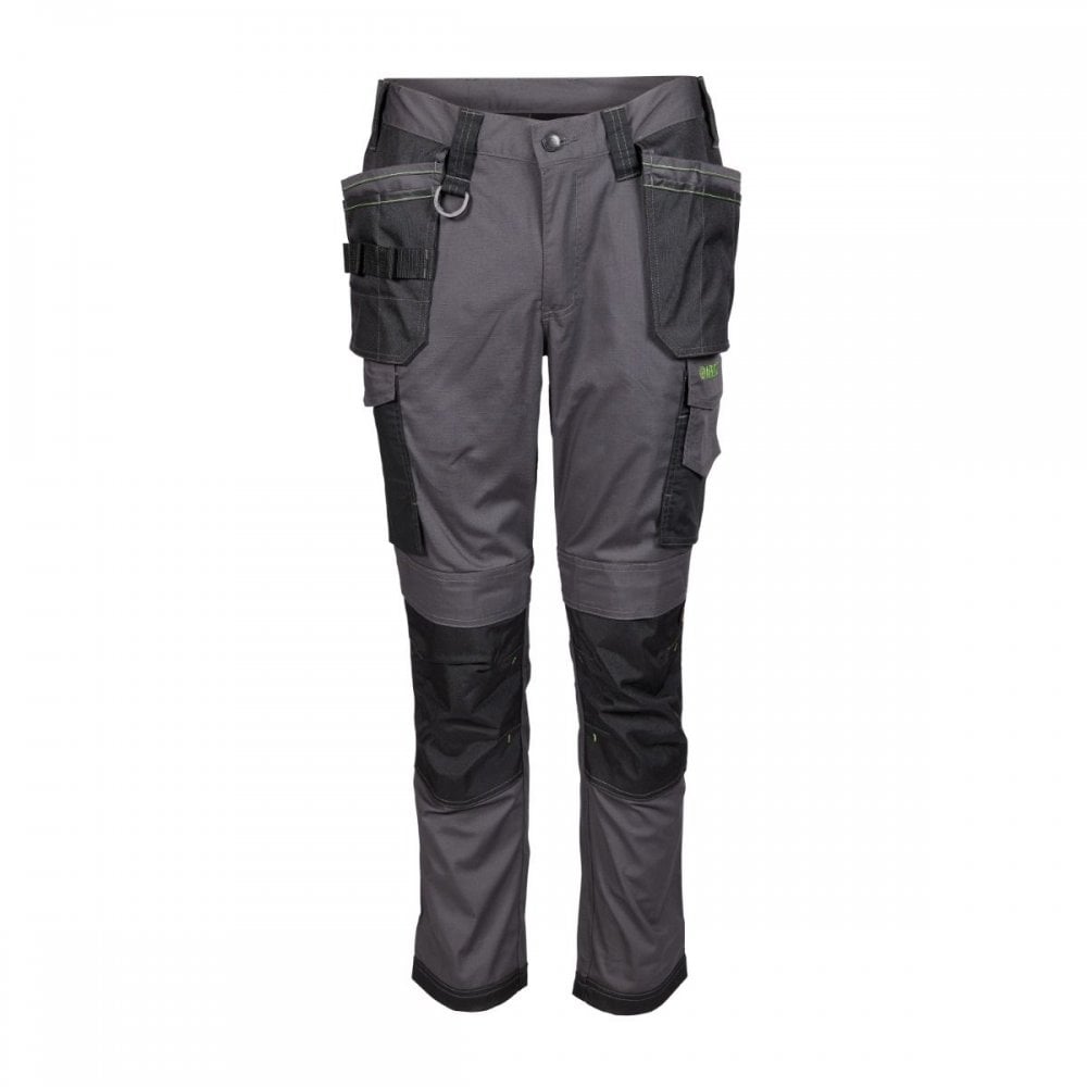 Apache Sudbury Stretch Slim Fit Holster Pocket Trouser Grey/Black 29" 28" *One Size Only - Outlet Store*