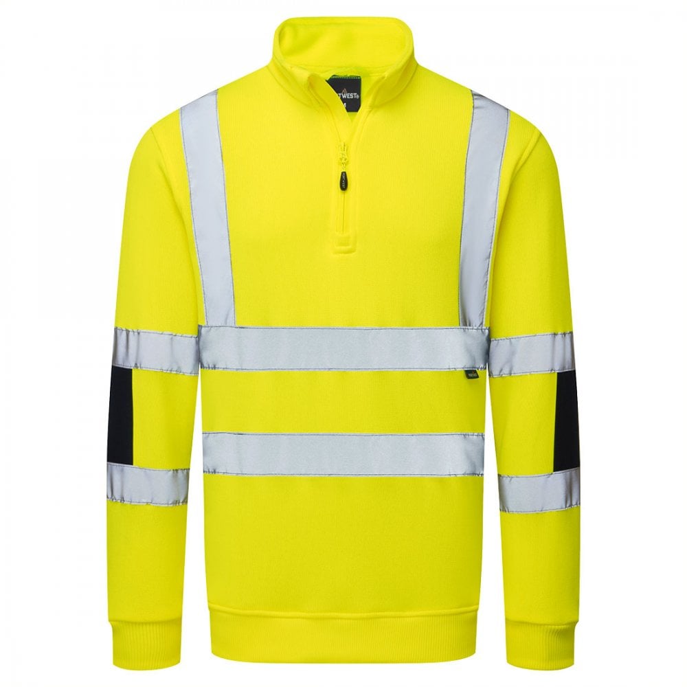 B314 Hi-Vis Knit 1/2Zip Sweatshirt