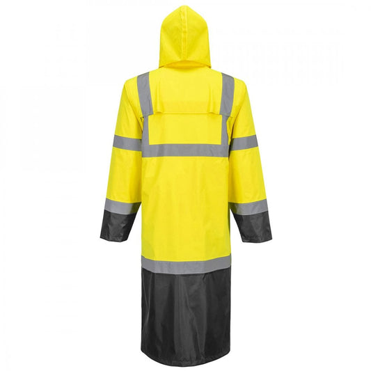 H446 Hi-Vis Contrast Raincoat 122cm