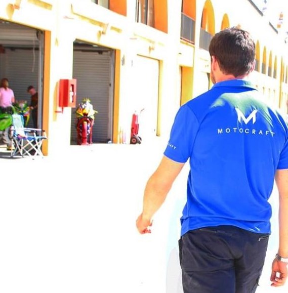 MI garments in Monteblanco 2019 with Motocraft