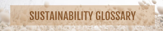 Sustainability Glossary