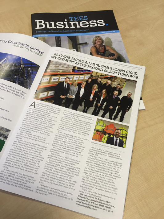 Tees Business Magazine Feature on MI