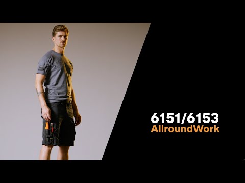 6151 AllroundWork Stretch Loose Fit Work Shorts Holster Pockets