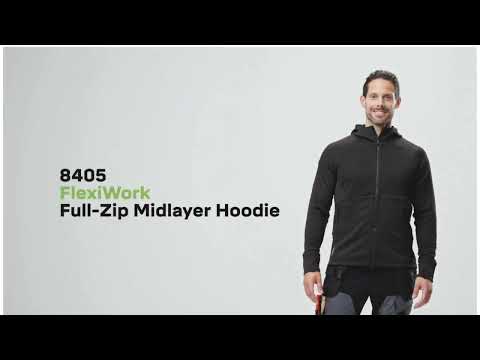 8405 FlexiWork Full-Zip Windproof Midlayer Hoodie