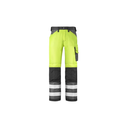 3333 Hi Visibility Knee Pad Work Trousers Hi Viz Combat Pockets