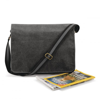 Quadra QD610 Vintage Canvas Despatch Bag