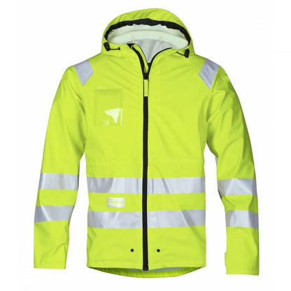 8233 High-Vis PU Rain Jacket, Class 3