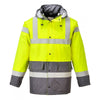 Contrast Traffic Jacket Yellow/Grey XL *One Size Only - Outlet Store*