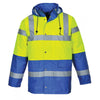Contrast Traffic Jacket Yellow/Royal Blue 3XL *One Size Only - Outlet Store*