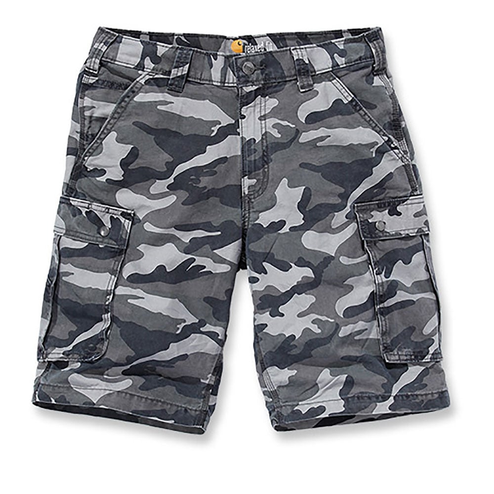 100279 Rugged Cargo Summer Camo Shorts - Snug fitted style