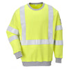 Flame Resistant Anti-static Hi Visibility Sweatshirt