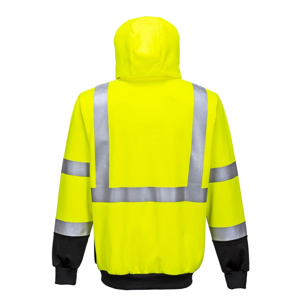 Hi-Vis 2-Tone Zipped Hoodie