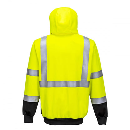 Hi-Vis 2-Tone Zipped Hoodie