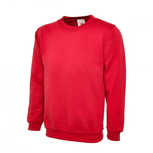 UC201 Heavyweight Sweatshirt Red L *One Size Only - Outlet Store*