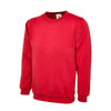 UC201 Heavyweight Sweatshirt Red 2XL *One Size Only - Outlet Store*