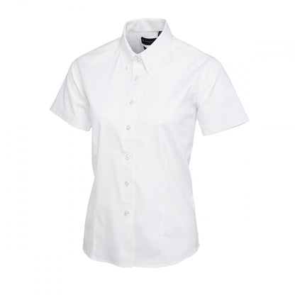 UC704 Ladies Pinpoint Oxford Half Sleeve Shirt