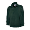 UC602 Classic 1/4 Zip Fleece Jacket Green 3XL *One Size Only - Outlet Store*