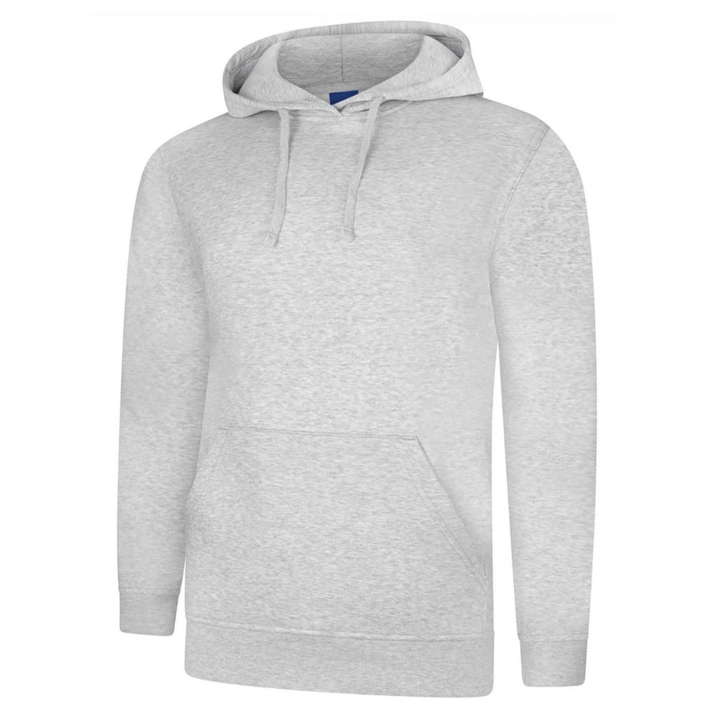 UC509 Deluxe Hooded Sweatshirt Heather Grey M *One Size Only - Outlet Store*