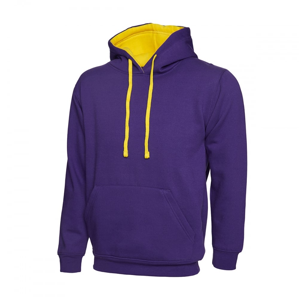 UC507 Contrast Hooded Sweatshirt